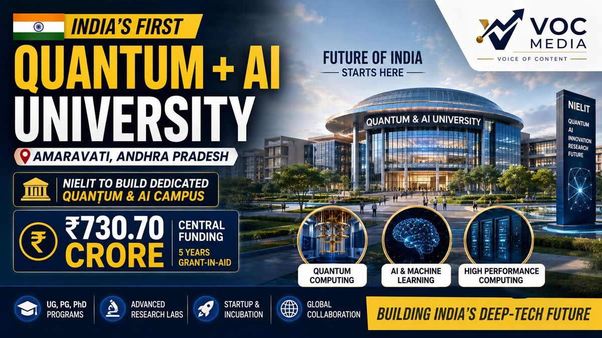 അമരാവതിയിൽ ഇന്ത്യയുടെ ആദ്യ സമർപ്പിത Quantum + AI University Campus
