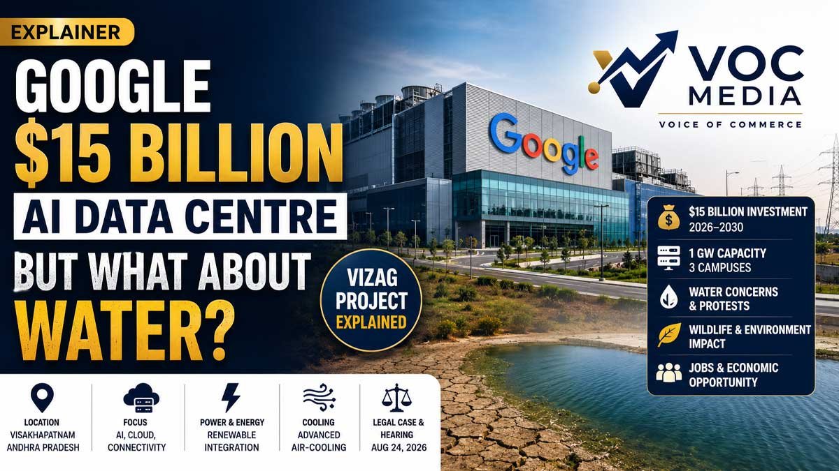 Google-ന്റെ $15 Billion AI Data Centre: വെള്ളത്തിനായി എന്തുകൊണ്ട് ആശങ്ക? | Vizag Project Explained