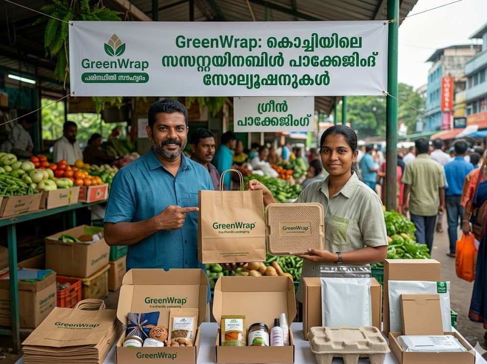 പ്ലാസ്റ്റിക്കിന് വിട; കൊച്ചിയിൽ 'ഗ്രീൻ റാപ്പ്' പാക്കേജിംഗിന് പ്രിയമേറുന്നു