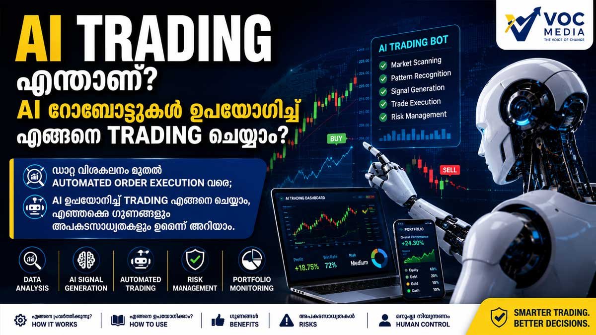 AI Trading എന്താണ്? AI റോബോട്ടുകൾ ഉപയോഗിച്ച് എങ്ങനെ Trading ചെയ്യാം?